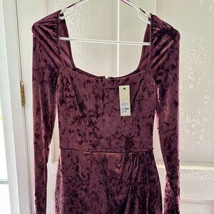 Francesca, XS, velour dress
